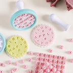 Round Cookie Stamping Kit with Alphabet