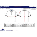 Portwest Naples Short Sleeve Polo Shirt B210