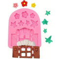Silicone Mould – Fairy Window & Flowers