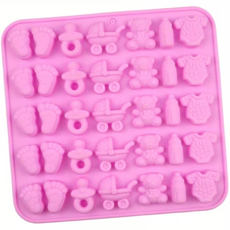 Silicone Mould – Assorted Baby Designs 35 Cavity