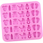 Silicone Mould – Assorted Baby Designs 35 Cavity