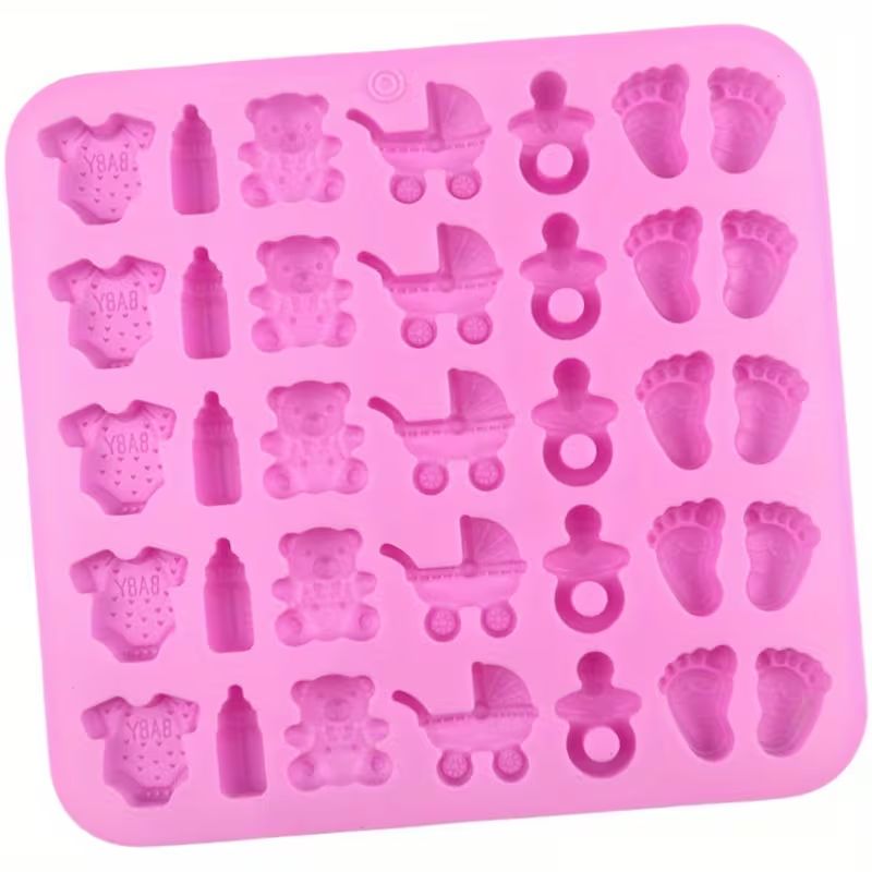 Silicone Mould – Assorted Baby Designs 35 Cavity