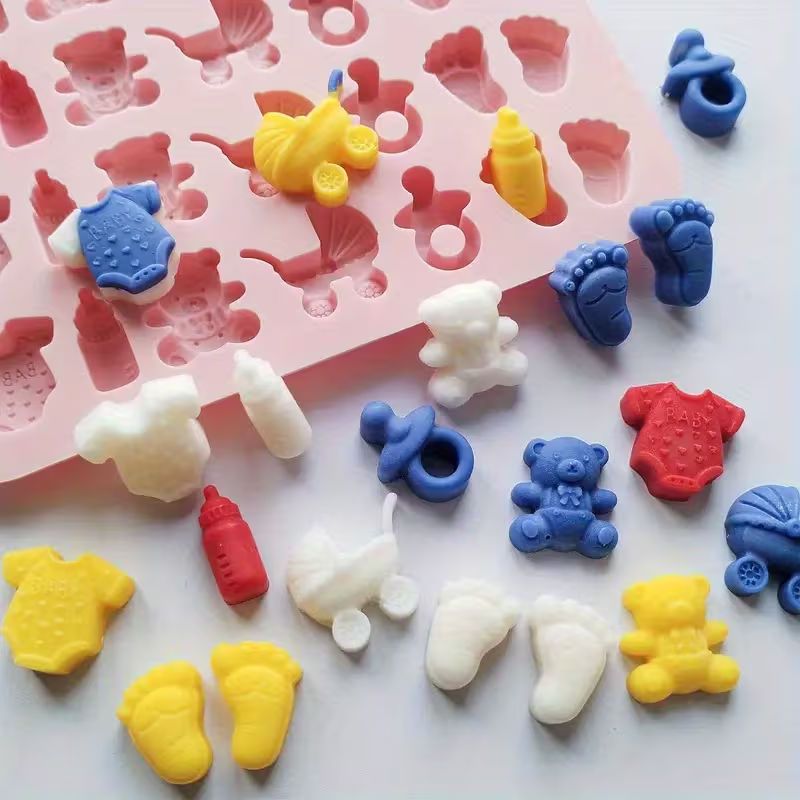 Silicone Mould – Assorted Baby Designs 35 Cavity