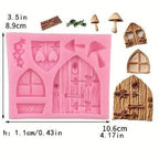 Silicone Mould Fairy Door & Window 7 cavity
