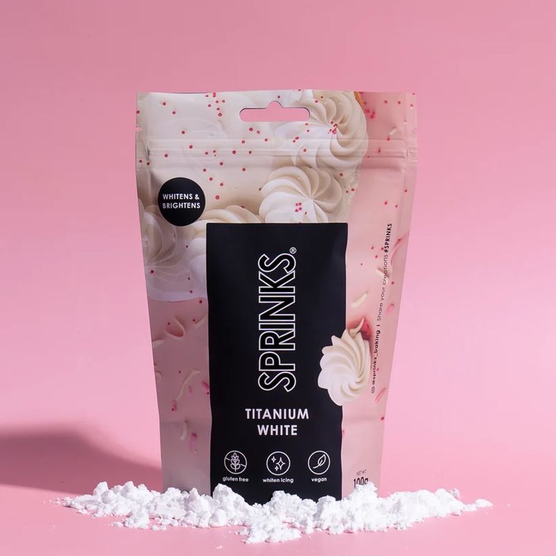 SPRINKS Baking Essentials - Titanium White 100g