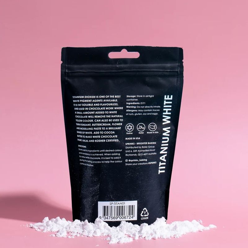 SPRINKS Baking Essentials - Titanium White 100g