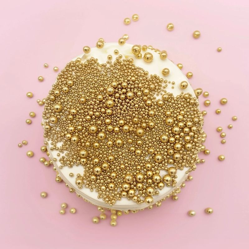 Sprinks Bubble Bubble Shiny Gold Sprinkles 500g