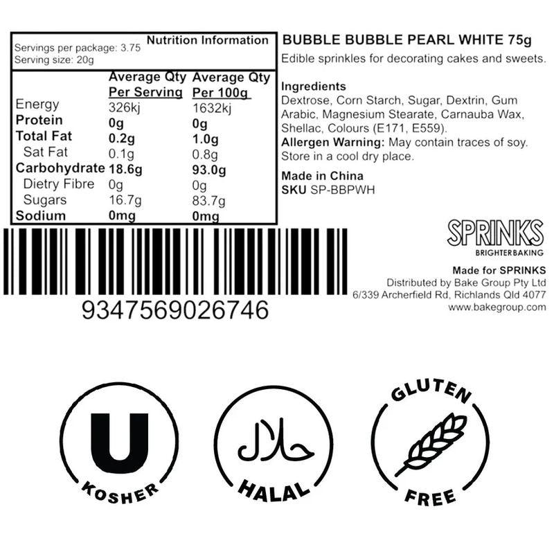 Sprinks Pearl Bubble Bubble 75g