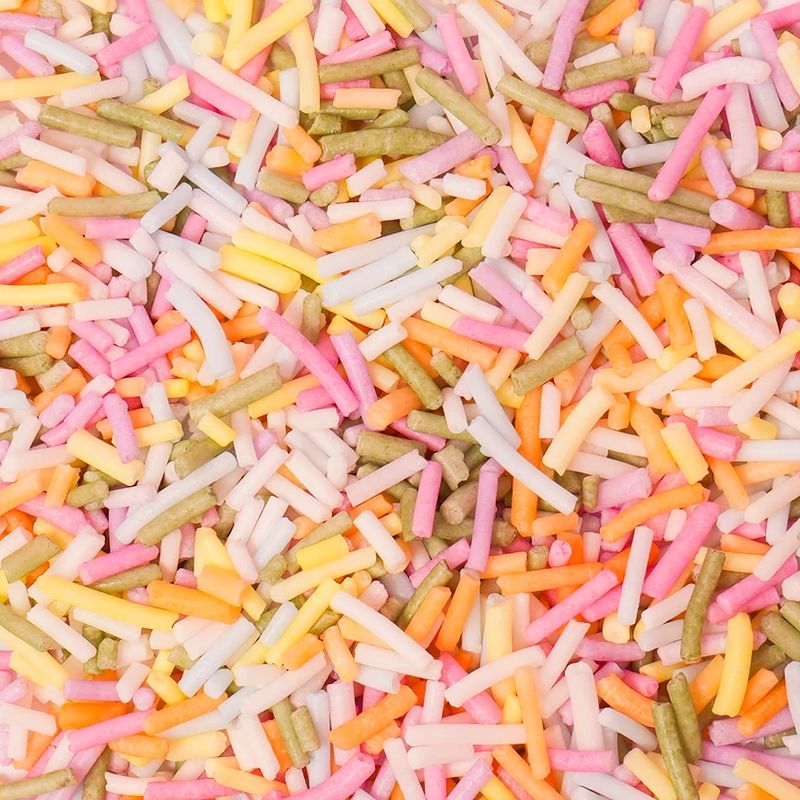 Sprinks Sugar Free Natural Coloured Jimmies - Pastel Rainbow 60g