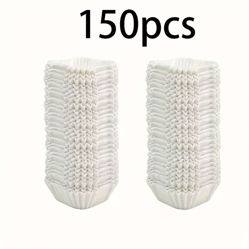 Square Cupcake Cases White – 150 Pack