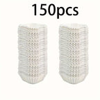 Square Cupcake Cases White – 150 Pack