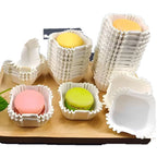 Square Cupcake Cases White – 150 Pack