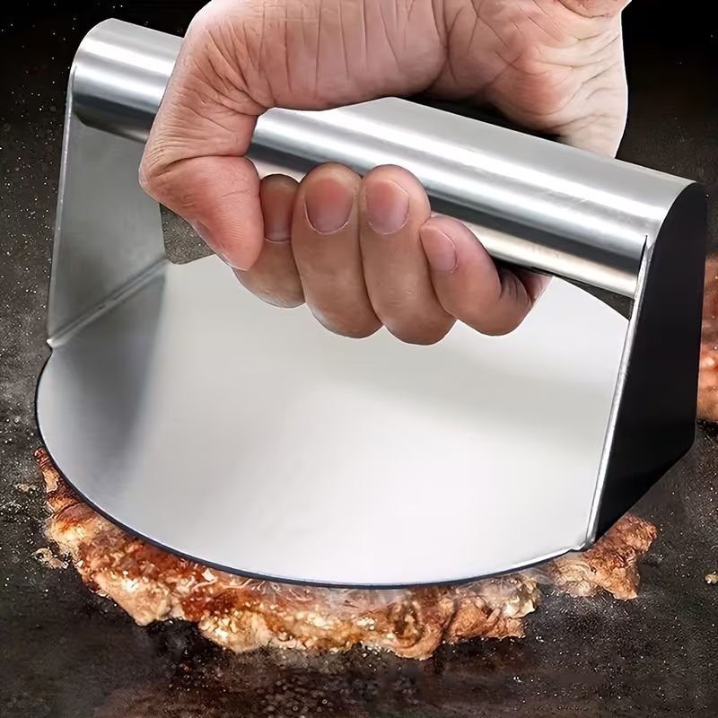 Stainless Steel Burger Press 12cm