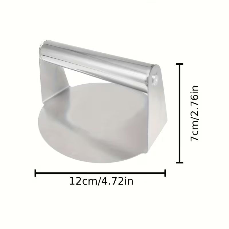 Stainless Steel Burger Press 12cm
