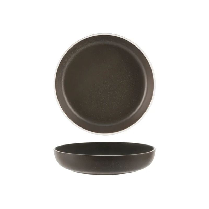 Tablekraft Urban Dark Grey Round Flared Bowl 210mm