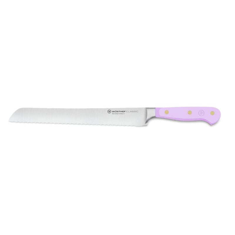 Wusthof Classic Bread Knife Double Serrated 23cm - Purple Yam
