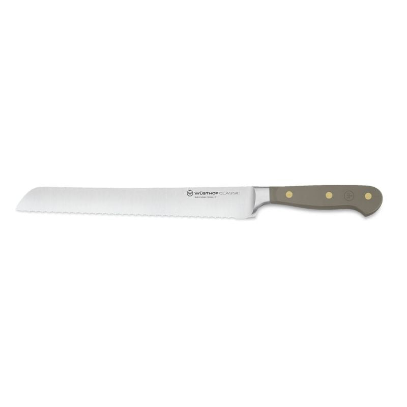 Wusthof Classic Bread Knife Double Serrated 23cm - Velvet Oyster