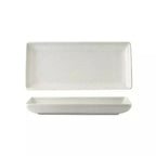 Zuma Ribbed Rectangular Platter - Frost 250x125mm