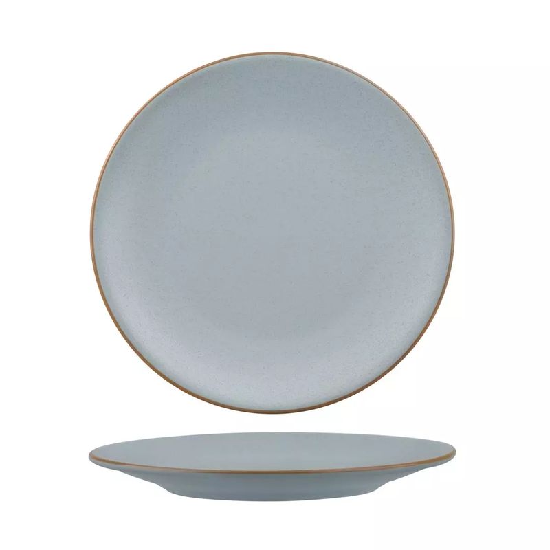 Zuma Round Coupe Plate - Bluestone 230mm